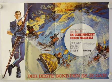 On Her Majestys Secret Service original release german movie poster